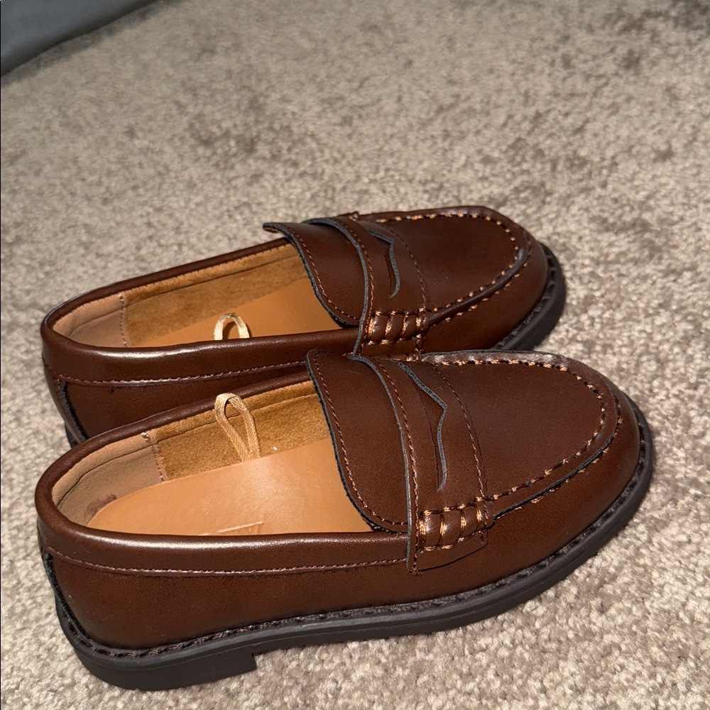 J. Crew Brown Leather Loafers
